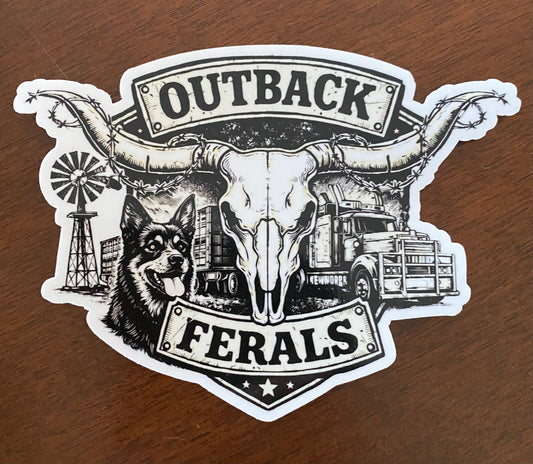 NEW Outback Truckie Stickers