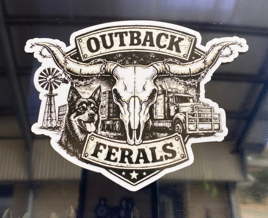 NEW Outback Truckie Stickers