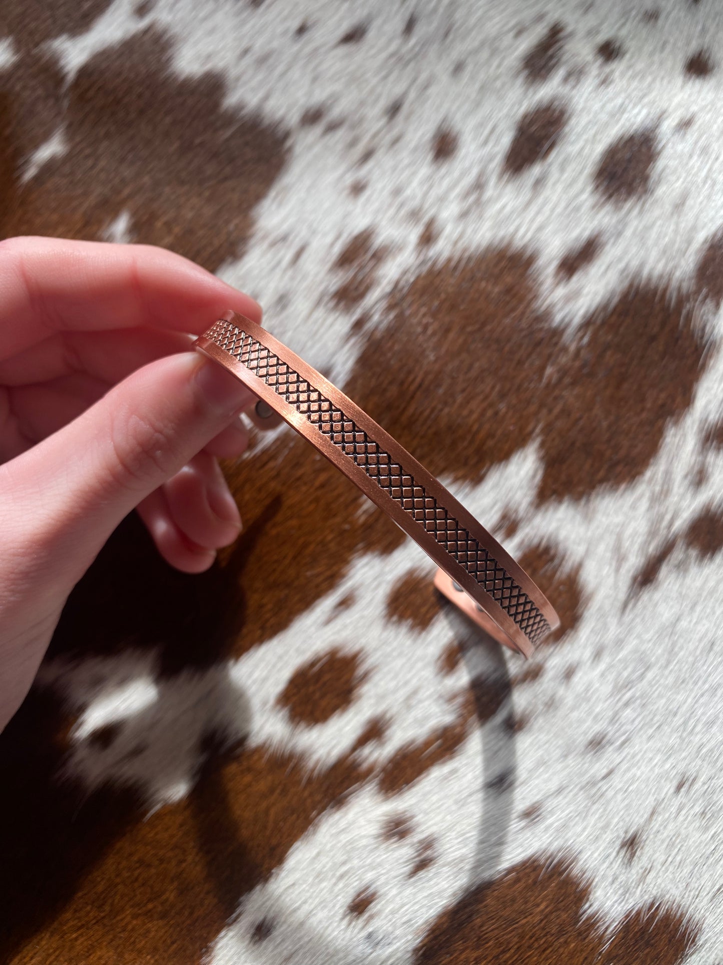 Pattern copper bands