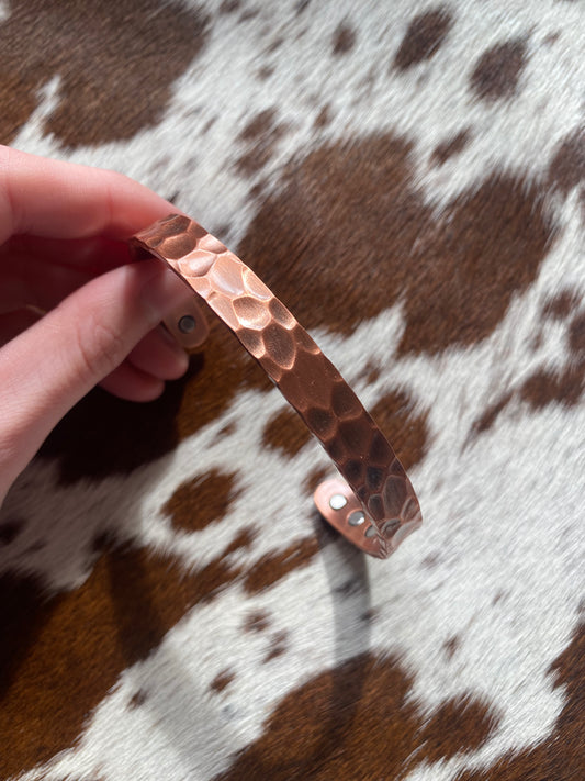 Pattern copper bands
